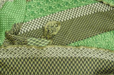 Invero Dreiecktuch Joy Kräuter, Farben , Struktur, Muster